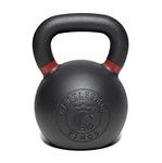 Kettlebell Kings 70lb Cast Iron Weight - Powder Coated Kettle Bell for Strength Training for Men and Women - Durable Gym Equipment for Home Workouts - Easy Grip Handle