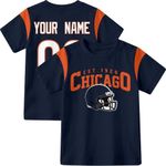 KREDE Chicago T Shirt Custom Name Number for Kids Boy Girl Gift