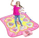 Chocozone Toys for 3-12 Year Old Kids, Electronic Dance Mat with Light-up 6-Button with 5 Game Modes, Birthday Toys for 3 4 5 6 7 8 9 10+ Year Old Boys & Girls (Without Bluetooth)