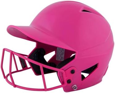 CHAMPRO HX Rookie Fastpitch Batting Helmet, Small, Optic Pink