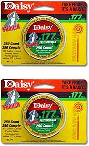 Daisy Outdoor Products 250 ct. Pointed Field Pellets 177 PDQ (Silver, 4.5 mm), 2 Pack
