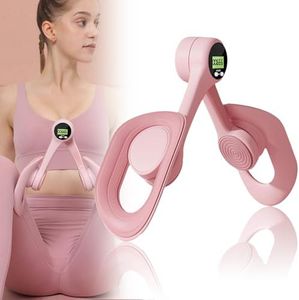 Mireva Fit Pelvic and | Women's Pelvic Floor Exercise Devices Trainer | Kegel Exerciser, Thigh Muscle Exercise Devices with Display Counter (Pink)