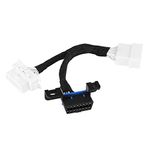 Aramox OBD2 Splitter Adapter, OBD2 16Pin Male to Dual Female Splitter Adapter Extension Cable Y Cable