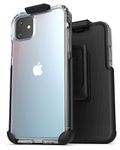 Encased iPhone 11 Clear Case Belt Clip (2019) Ultra Slim Back Cover with Holster