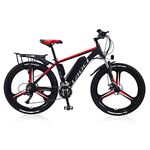 Electric Bikes for Adult, Magnesium Alloy Ebikes Bicycles All Terrain, 26" 36V 250W Removable Rechargeable Battery Mountain Ebike, for Mens Outdoor Cycling Travel Work Out And Commuting