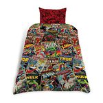 Marvel Comic Heroes Single Duvet