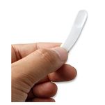 100pcs Mini Cosmetic Spatula Scoop Disposable White/cosmetic Mask Spatula/plastic Spoon by aike jewellry