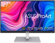 ASUS PA279CV 27' ProArt Professional Monitor [AU Version], 4K (3840x2160), IPS, 100% sRGB, PD 65W, Color Accuracy, ProArt Preset, ProArt Palette, Ergonomic Stand, Black panel/Silver Base