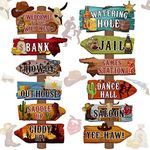 24 Pcs Western Party Directional Si