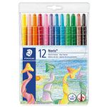 Staedtler 221 Nwp12 Noris Club Twistable Wax Crayon Set-Pack of 12|Multicolor