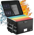 Upgraded File Box with Lock, Firepr