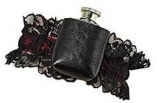 Forum Novelties Roaring 20's Gangster Girl Garter and Flask, Black, One Size