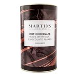 Martin's Chocolatier Milk Chocolate Flakes | Luxury Hot Drinking Chocolate Made from Real Belgian Chocolate (250g)