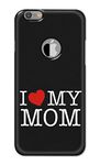 PRINTFIDAA I Love My Mom Printed Designer Hard Case for Apple iPhone 6 Logo (4.7") / iPhone 6S Logo (4.7") Back Cover -(2S) SES1006