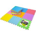 Soft Foam Play Mat Tiles for Baby and Children by Stomping Ground Toys - 20pcs Pack - Multicoloured - Extra Thick & Anti Slip Mat