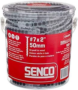 Senco 07A200P Duraspin#7 by 2" Drywall to Wood Collated Screw (1, 000per Box) , grey