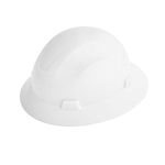 Jackson Safety Advantage Series Full Brim Hard Hat - 4-Point Rapid Dial Ratchet Suspension - Construction Hard Hat for Safety and Includes Replaceable Hard Hat Sweatband