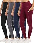 YOUNGCHARM 4 Pack Leggings with Poc
