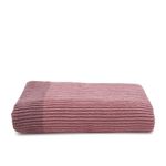 Kinton Crafts | Bath Towel | 100% Cotton | Super Absorbent | Quick Dry | Dual-Shade Towels - Dark Pink