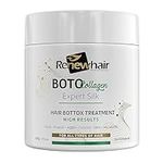 Renew Hair Professional BOTOSMART COLLAGEN MASK HAIR EXPERT SILK 500g COLLAGEN,ARGAN,COCOA,MACADAMIAS traightening For Silky Smooth & Frizz Free Hair