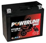 YT12B-4 Powerline Factory Sealed Motorcycle Battery 12V 12Ah