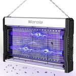 Morole Fly Zapper, Electric Bug Zapper USB-C Plug, Powerful Fly Killer Attracting Mosquito with UV Light, Mosquito Killer Insect Trap for Indoor Outdoor, Bug Catcher with Washable Tray, Hangable Chain