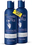 Gloves in a Bottle Shielding Lotion for Dry Itchy Skin Grease-Less and Unscented, 8 Fl Oz, Pack of 2