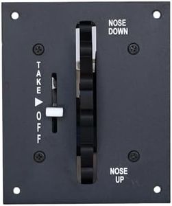 Meza Sim-Flight Simulator Trim Wheel Panel with Trim Position Indicator, Home Cockpit Mount, USB Plug and Play for MSFS 2020/2024, X-Plane and PC