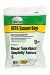 Clean Obsessed H-10 HEPA Bags Fits Riccar Supraquik & Simplicity Fastvac Type S (9 Bag Pack)