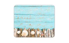 Seaside Decking Mouse Mat Pad - Sea Shells Pretty Beach Fun Computer #15789