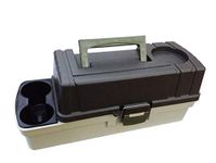 Jimmy's Fishing Tackle Boxes Large 3 Tray with Cup Holders