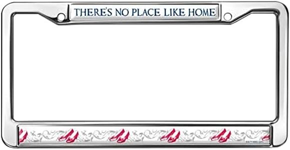 GRAPHICS & MORE Wizard of Oz No Place Like Home Full Size Standard License Plate Metal Frame