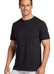 Jockey Men's Undershirt Classic Crew Neck T-Shirt - 6 Pack, Black, M