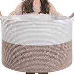 INDRESSME XXXLarge Cotton Rope Bask