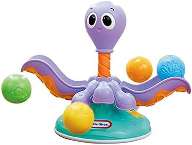 Little Tikes Lil' Ocean Explorers Ball Chase Octopus - With 4 Balls & Wild-Spin Tentacles - Helps Develop Fine Motor Skills, Coordination & Confidence, For Toddlers 6 Months to 3 Years