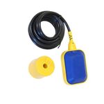 Float Switch | Float Sensor | Water Level Sensor 250V 16A (3 Mtr Wire) | Water Tank Float Switch Sensor for Water Level Controller Auto Cut Off with Switch (Yellow and Blue) Pack of (1)