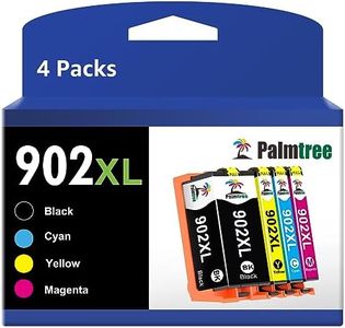 Palmtree Remanufactured 902XL Ink Cartridge for HP Printer Replacement for HP 902 902XL Ink Cartridge Combo Pack Compatible with HP Officejet Pro 6968 6978 6970 6958 6960 6975 6954 6962 Printer 4 Pack