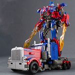 Transforming Robot Toys - Transforming Car Robot Toys, Autobots Toys, Action Dolls Transforming Car Models, Hero Optimus Prime Transforming Toys, Action Dolls Transforming Toy Trucks (Blue+Red)