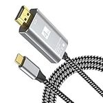 USB C to HDMI Cable, CLDAY USB Type-C to HDMI Cable Thunderbolt 3 Port 4K for New MacBook/pro iPad Pro 2018 iMac Chromebook Pixel Dell XPS 13/15 Galaxy S8/S9 S8/S9 Plus Note8(6.6ft)