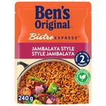 BEN'S ORIGINAL BISTRO EXPRESS Jambalaya Style, Long Grain Rice and Side Dish, 240g Pouch