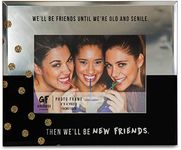 Girlfinds Pavilion Gift Company 75103 New Friends Mirrored Photo Frame, 7x9"