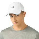 Boldfit Head Caps for Men Unisex Mens Caps with Adjustable Strap in Summer for Men Caps Men for All Sports Cap for Girls caps Gym Caps for Men Women Cap Sports Caps for Men - White