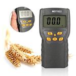 Thermomate MD-14 Digital Grain Moisture Meter with Measuring Probe Temperature Tester Black Multipurpose use