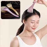 Manual Scalp Massagers Hair Growth Five Claw Head Massager Deep Relaxation Gua Sha Massage Tool Stress Relax Resin Massage Comb Multi- Functional Meridians Massage for Face Neck Leg Foot 2pcs