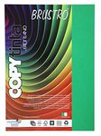 BRUSTRO Copytinta Craft Paper Bright Green Shade (VERDE) | A4 Size | 80 GSM | Pack of 30 Sheets |Double Side Colors, Ideal for Origami Ideas, Printing, Stationery, DIY Art,Students, Professionals