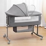 Bedside Crib for Baby, 3 in 1 Bassi