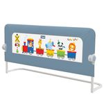 Hopop Baby Bed Rail Guard for Baby Safety | Bed Railing for Safety | Foldable Single Bed Side Protector for Falling | Adjustable Height | Bed Rails |183cm x 69 cm | Blue