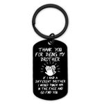 Funny Christmas Gifts for Brother Keychain If I Had A Different Brother Key Chain for My Brother Birthday Gift from Sister Little Older Teen Big Brother Xmas Bday Gifts Ideas