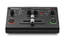 Roland Multi-Format Compact and Powerful Audio/Video Mixer for Professional Streaming with Two HDMI Cameras, 10-Channel Audio Mixing and Video Effects (V-02HD MK II)