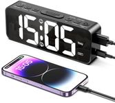 AMIR Digital Alarm Clock, 6.3" Larg